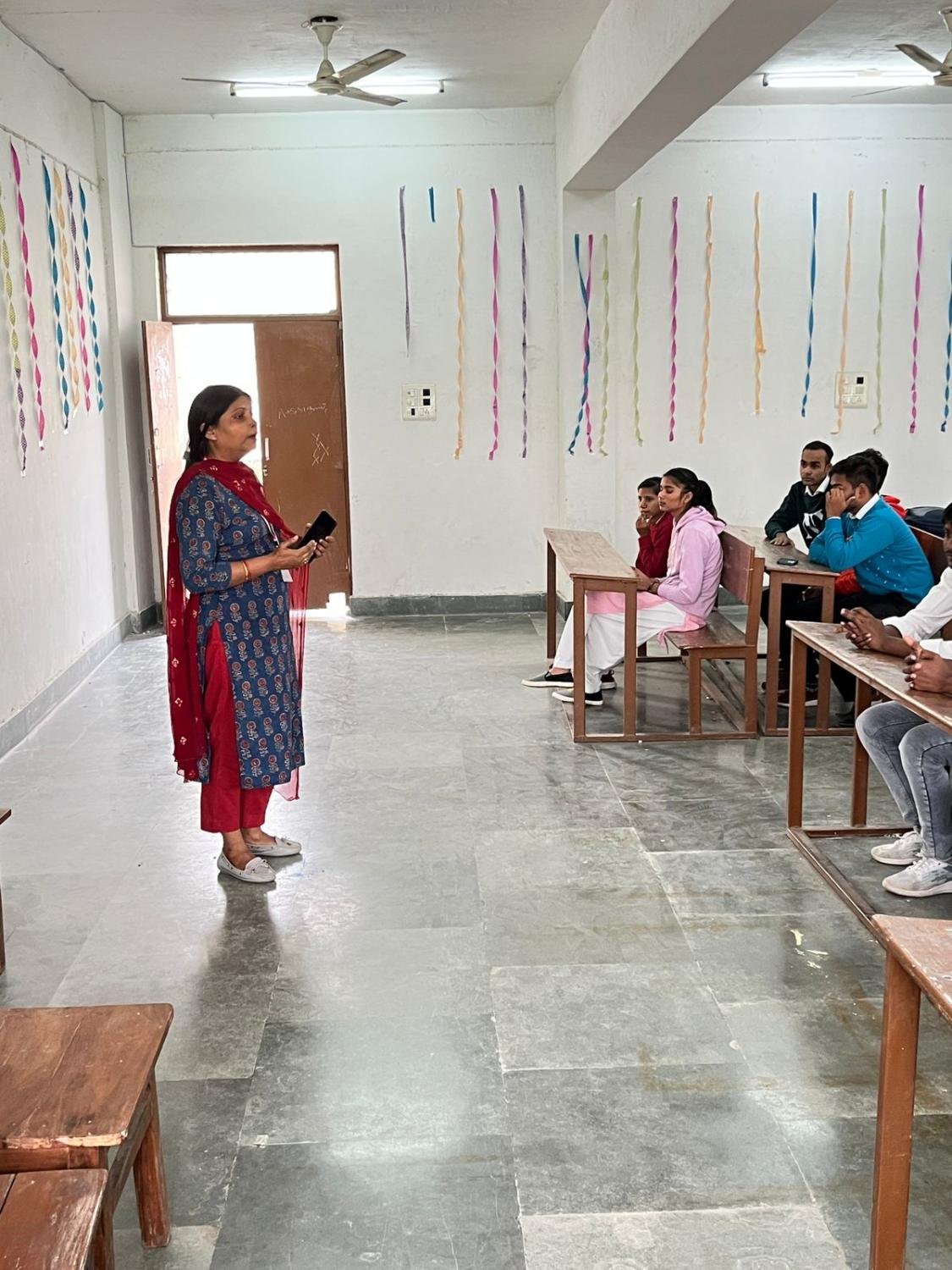 Orientation session for a newly started batch