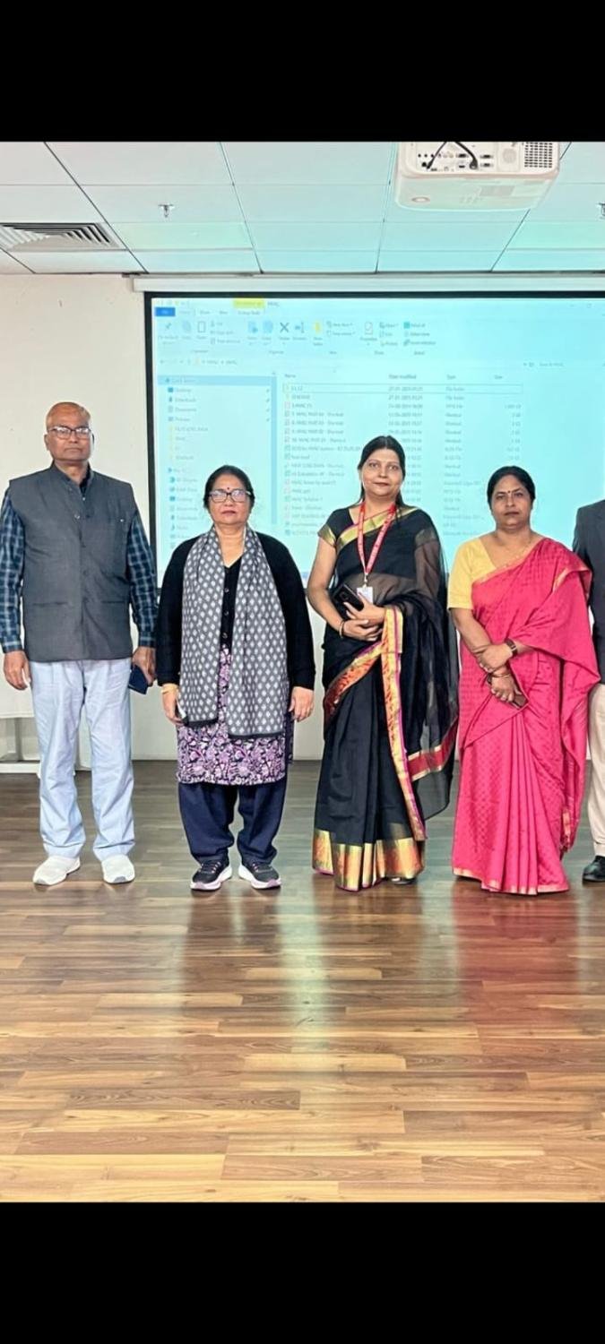 Faculty panel at a training review meeting