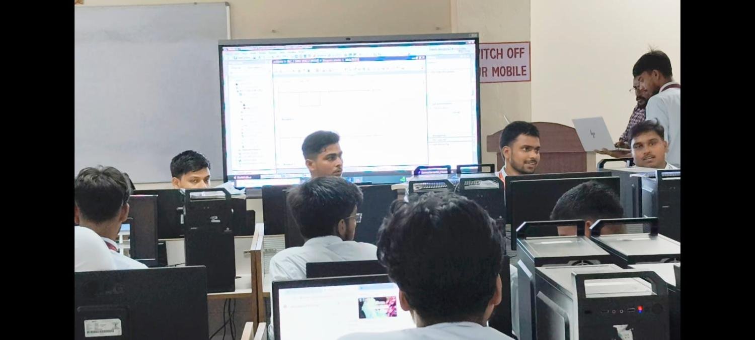 Lab practical session at student workstations