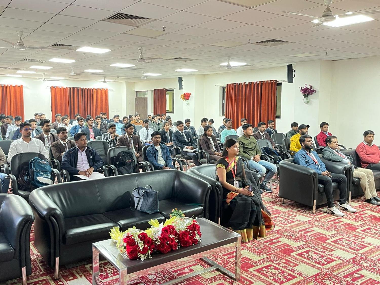 Full house at a placement orientation session